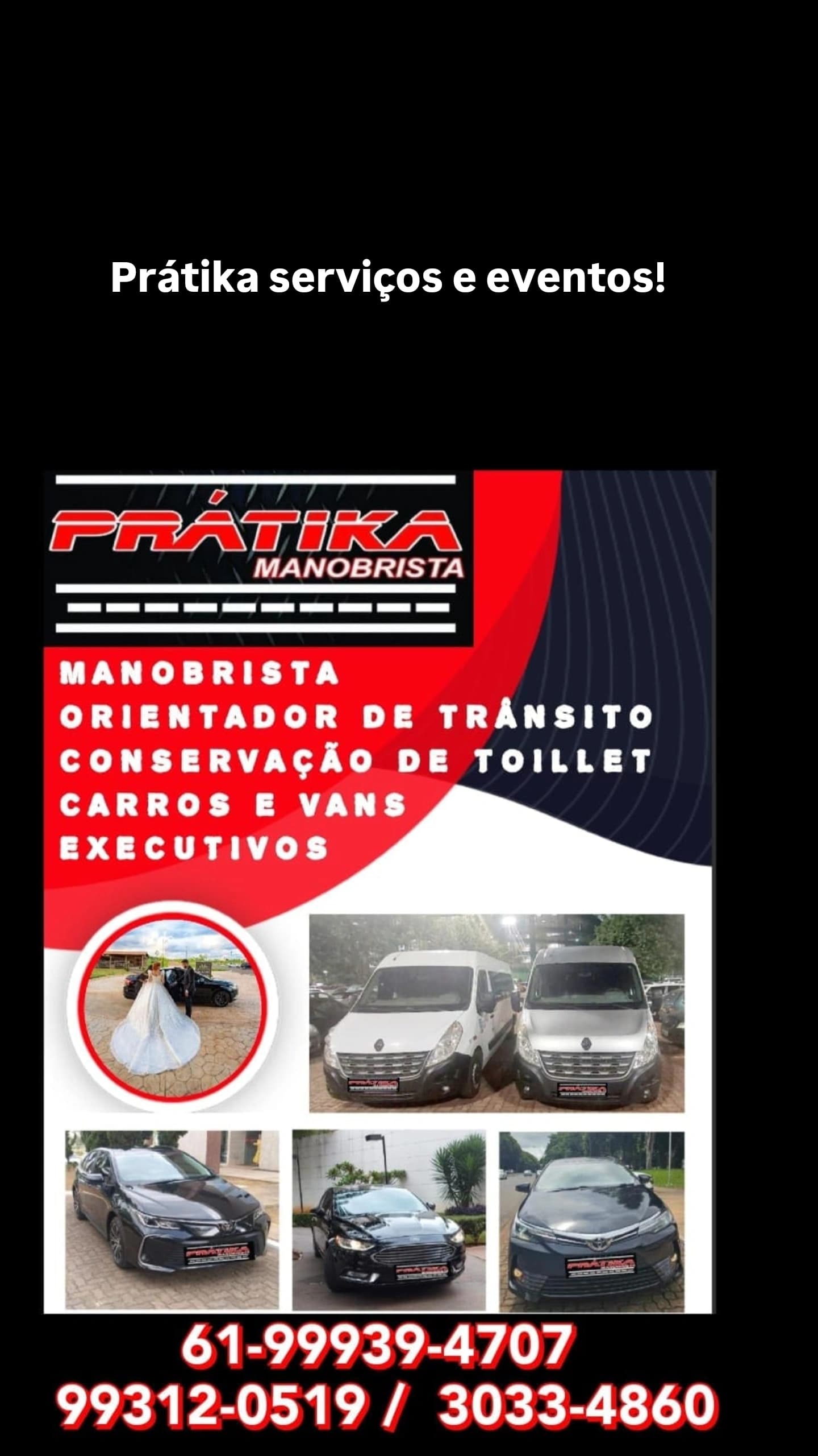Prátika serviço e eventos 