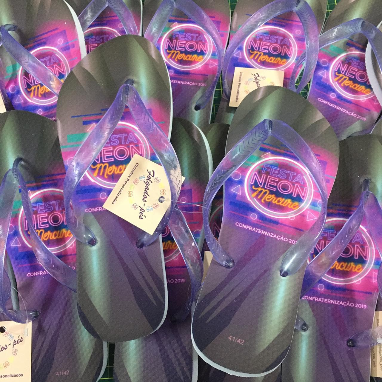 Folgados-pés Chinelos Personalizados